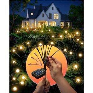 Firefly Outdoor Solar Lights 2 pack | Customize 16 Solar Garden Lights